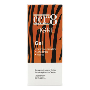LARUS PHARMA Srl Cer'8 - Tigre Gel Repellente per il Corpo 75 ml - Protezione Efficace Contro le Zanzare
