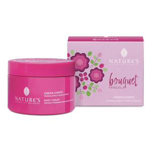 BIOS LINE SpA Nature's Bouquet Fragola Crema Corpo, 200 ml