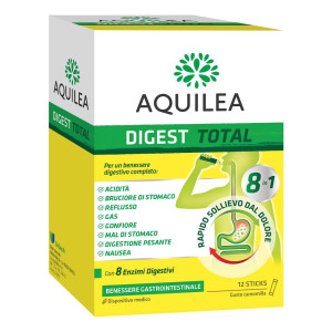 URIACH ITALY Srl Aquilea Benessere Gastrointestinale Digest Total 8 in 1, 12 Stick
