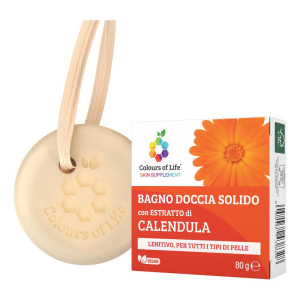 OPTIMA NATURALS Srl Calendula BagnoDoccia by Colours of Life - Detergente Naturale per la Tua Pelle, 500ml