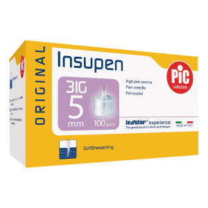 THERAS CONSUMER HEALTH Srl INSUPEN OR 31g 5mm 100 Aghi