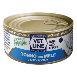 OLISTIKA srl A SOCIO UNICO OLISTIKA VET LINE GATTO TONNO MELE 70GR (lattina)