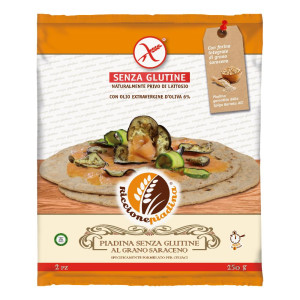 RICCIONE Srl RICCIONE Piadina S/G Grano Saraceno 2pz 250g
