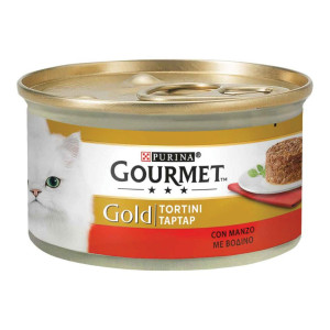NESTLE' PURINA COMMERCIALE srl NESTLE' PURINA GOURMET GATTO GOLD TORTINI MANZO 85GR (lattina)