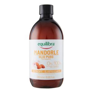 EQUILIBRA Srl Equilibra Olio di Mandorle Dolci Puro, 500 ml