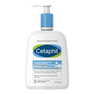 GALDERMA ITALIA SpA Cetaphil, Crema Detergente Idratante Schiumogena, 473 ml