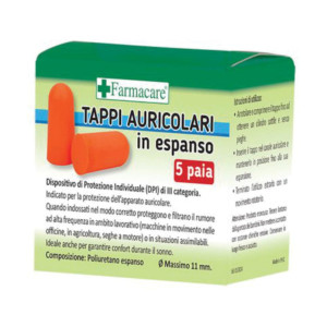 FARMACARE Srl TAPPI Aur.Espanso 5 Paia F/C
