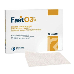 ERREKAPPA EUROTERAPICI SpA FastO3 Cerotti Antidolorifici, 12 Pezzi