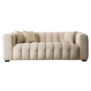 Sofa MODERNO 3S Trzyosobowa Kremowa Nowoczesna