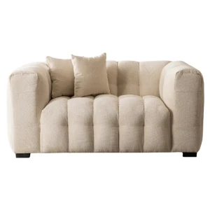 Sofa MODERNO 2S Dwuosobowa Kremowa Nowoczesna