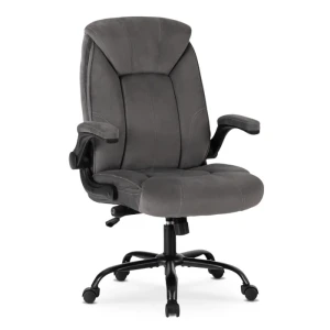 Fotel Biurowy COMFORT Obrotowy Szary Nowoczesny