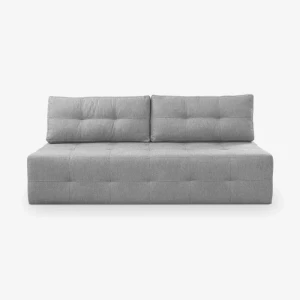 Sofa z Funkcją Spania MORANA Szara Nowoczesna
