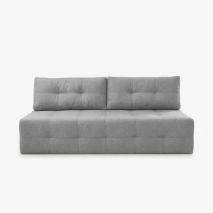 Sofa z Funkcją Spania MORANA Szara Szenil Nowoczesna