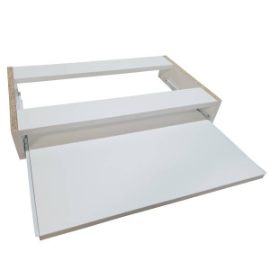 Półka dokręcana do biurka/stołu pod klawiaturę - 80 cm