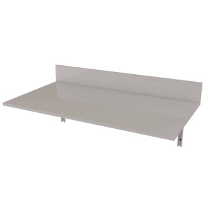 Stół składany ścienny z półką - 70cm - 70cm