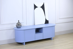 [OUTLET] Stolik RTV MILETO (niebieski MAT)