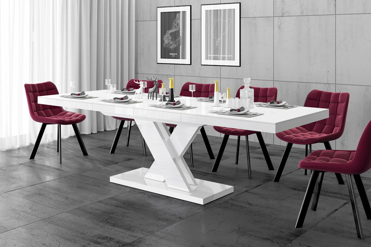 Stół rozkładany XENON LUX 160-256 cm (różne kolory)