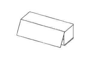 Szafka wisząca - moduł WG 90 cm Briks