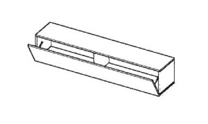Szafka wisząca - moduł WD 150 cm Briks