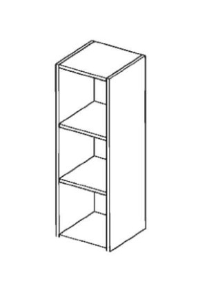 Regał wiszący pionowo - moduł WN090 cm Briks