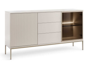 Komoda glamour z oświetleniem Sento KSZ154 kaszmir