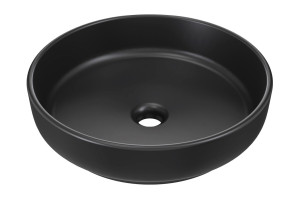Umywalka nablatowa River 1 black matt un 40