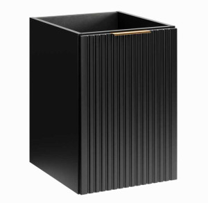 Szafka pod blat 40 cm z koszem na pranie Wera Black 81-40-1DK