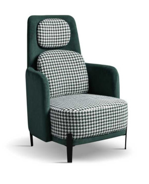 Fotel tapicerowany glamour Grand