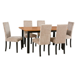 Zestaw 6 krzeseł drewnianych ROMA 2 + stół WENUS 5S | Kolor
do wyboru