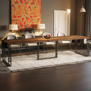 Stół drewniany BORYS MAX | 130-250x85 | Kolor do wyboru