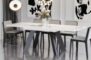 Stół drewniany COMO | 130-210x80 | Kolor do wyboru