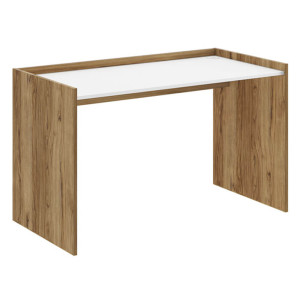 Biurko SMART 130 | Dąb pradawny, biały