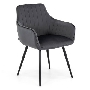 Krzesło tapicerowane DC-0084-2 szare | OUTLET