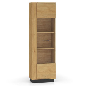 Witryna MODESTO 02 | Dąb stylowy, czarny