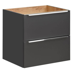 Szafka pod umywalkę 60cm 2 szuflady | Kolekcja Capri Cosmos | Czarny mat