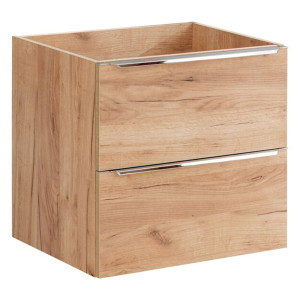 Szafka pod umywalkę 60cm 2 szuflady | Kolekcja Capri Oak | Dąb Złoty Craft