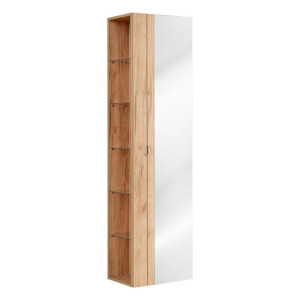 Szafka wysoka 1 drzwi | Kolekcja Capri Oak | Dąb Złoty Craft