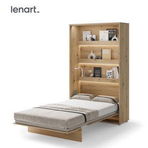 Półkotapczan Lenart BED CONCEPT BC-02 pionowy 120 dąb artisan