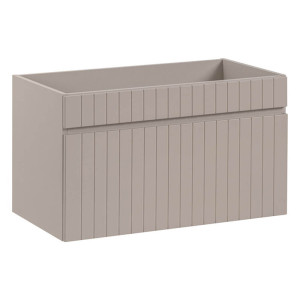 Szafka pod umywalkę 80cm 1 szuflada | Kolekcja Iconic Cashmere | Kaszmirowy Mat