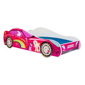 Łóżko dziecięce auto Pink Car 80x160 cm