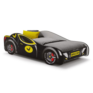 Łóżko dziecięce auto Batcar black 70x140
