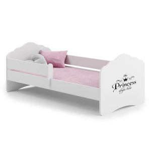 Łóżko dziecięce FALA z barierką 70x140 Princess