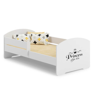 Łóżko dziecięce LUK z barierką 70x140 Princess
