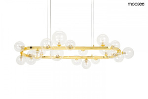 MOOSEE lampa wisząca ALURE OVAL 120 złota