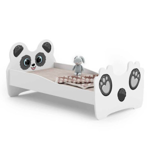 Łóżko pojedyncze Panda 70x140 z materacem
