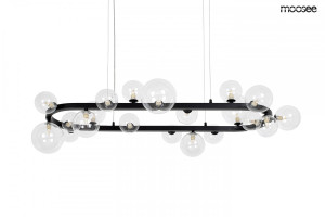 MOOSEE lampa wisząca ALURE OVAL 120 czarna