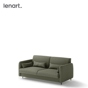 BED CONCEPT BC-18 - Sofa 140 do BC-01 - zielony/front szary