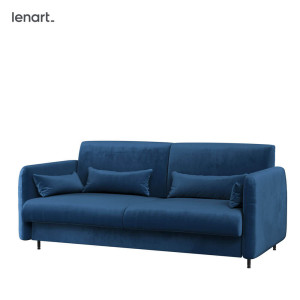 BED CONCEPT BC-19 - Sofa 160 do BC-12 - granat/front kaszmir