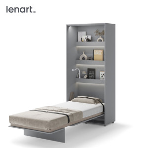 BED CONCEPT BC-03 - półkotapczan pionowy 90 - szary