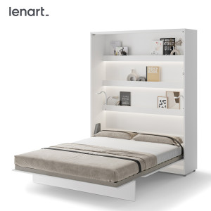 BED CONCEPT BC-12 - półkotapczan pionowy 160 - biały